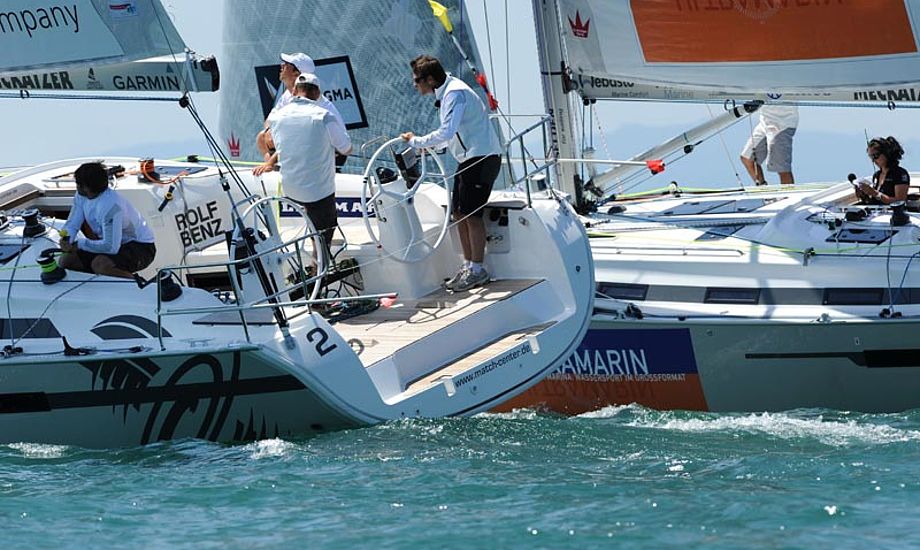 Elvstrøm Sails har gennem mange år haft et tæt samarbejde med Match Race Germany. Foto: Felix Kästle/MRG