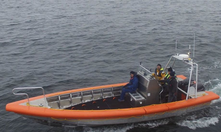 Efter et par måneder på værftet i Svendborg er redningsfartøjet nu klar. Her under en testsejlads. Foto: Svendborg Yacht Værft