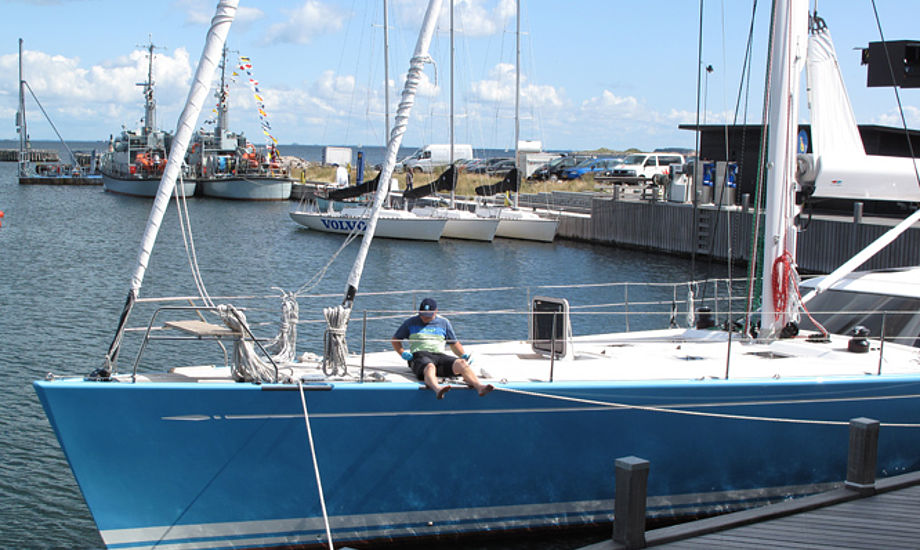 Her ses Swan 82eren i Tuborg Havn. Foto: Troels Lykke