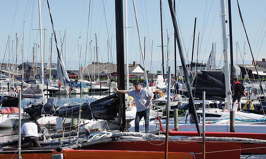 Sejlere fra hele landet mødes til kapsejlads i Bogense. Foto: Palby Fyn Cup