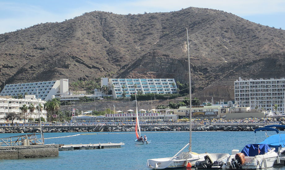 Sejlerne fra Bisserup kom forbi Gran Canaria. Foto: Troels Lykke