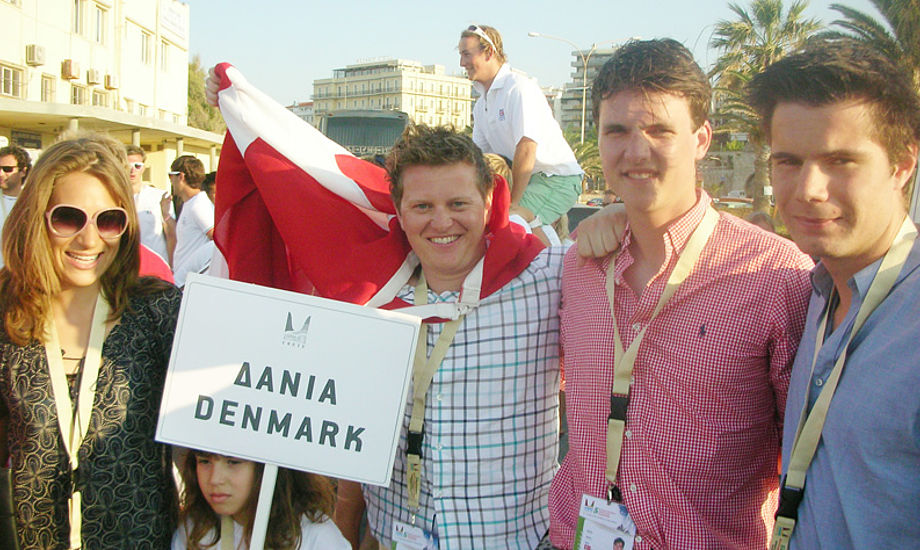 Fra venstre: Lerke Christoffersen, Sebastian Bay, Simon Garler og Martin Boidin.