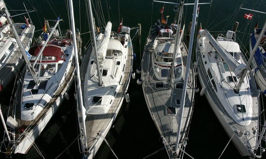 Sejlere i Det Sydfynske Øhav kan nu i fem tilfælde vælge havn efter antallet af stjerner. Foto: Søren Stidsholt Nielsen, Søsiden, Fyns Amts Avis