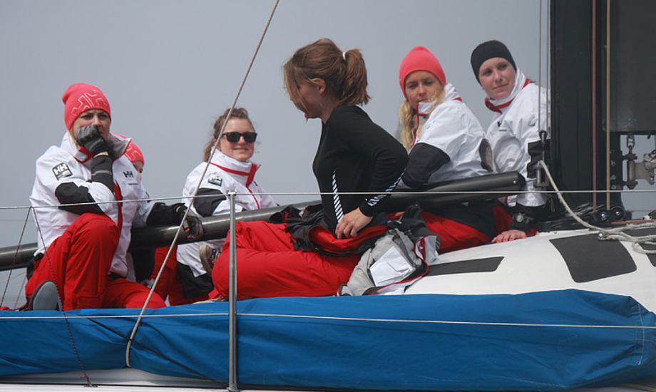 Kvindeholdet fra KDY ses her sidste år i Big Boat Challenge. Foto: Troels Lykke