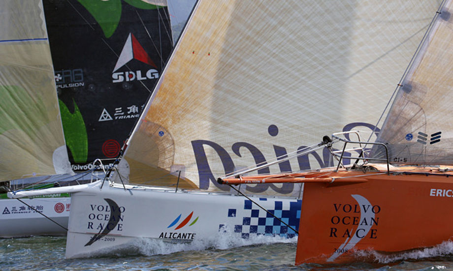 Start i Rio i Volvo Ocean Race 2009. Foto: Troels Lykke