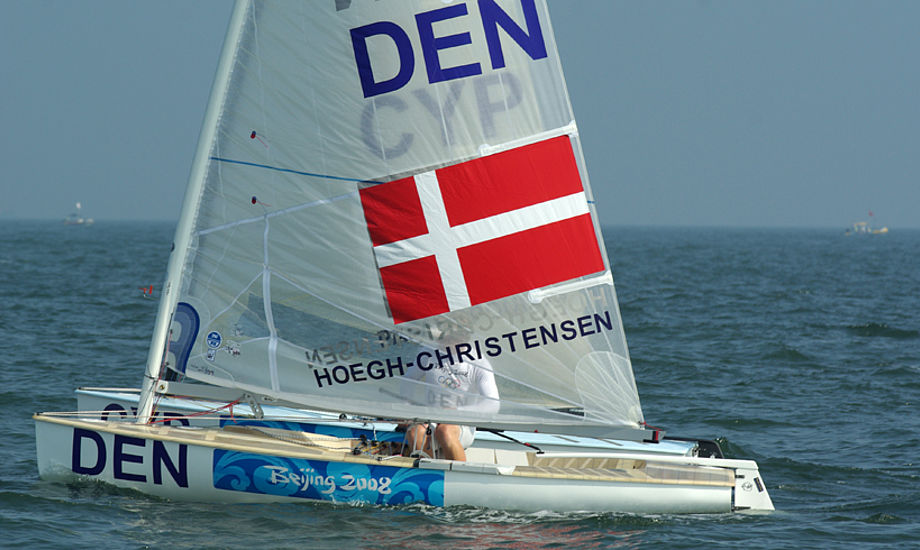Danmark vil have OL-klasserne til Århus i 2014. Her ses Jonas Høgh-Christensen. Foto: Troels Lykke