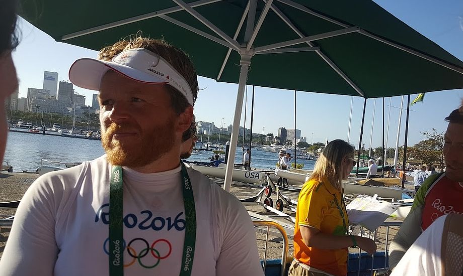 Jonas Høgh-Christensen tog 17. plads i Rio, nu sejler han Drage med barndomsvennerne. Foto: Troels Lykke