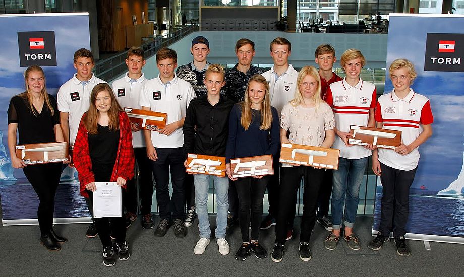 Klasse-vinderne i TORM Grandprix 2015. Foto: Dansk Sejlunion