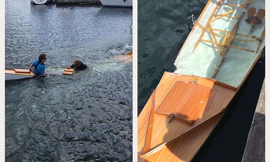 Vandski-speedbåd bragede ind i robåd, toer med styrmand: En person meget alvorligt kvæstet
