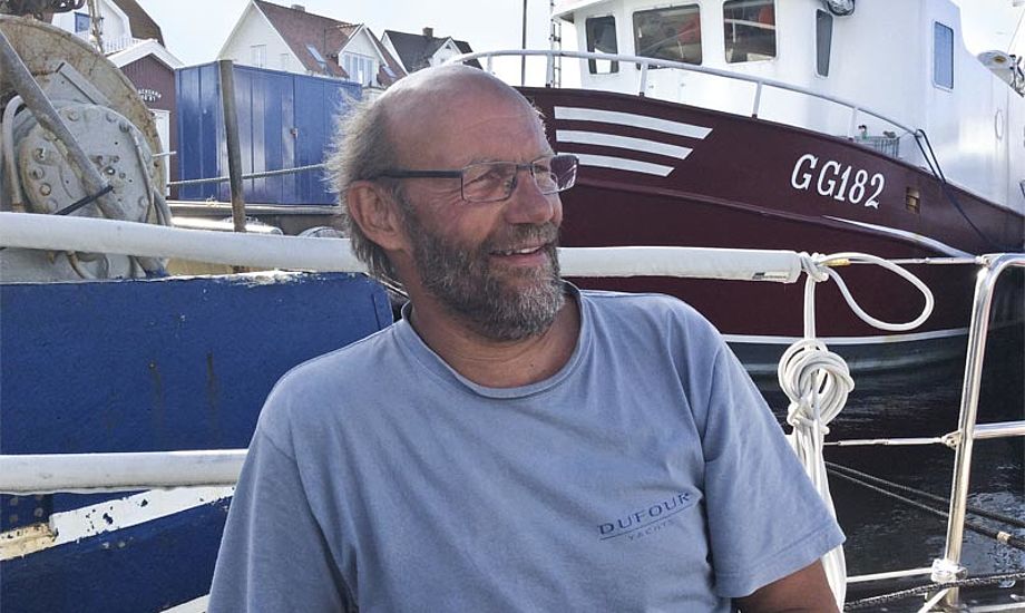 Ovenpå Sjælland Rundt er Erik taget på sejlerferie, bl.a for at besøge gamle fiskervenner i Sverige. Foto: Kirsten Rambøll