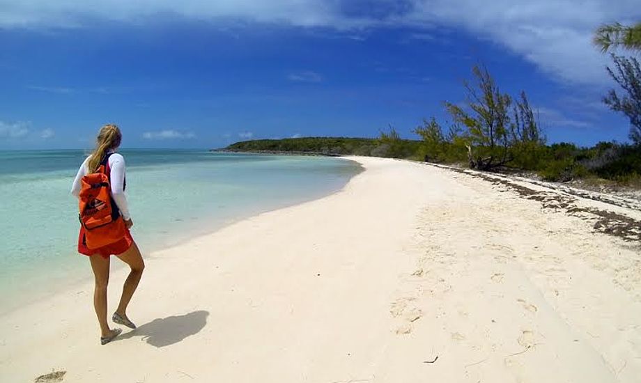 På opdagelse ved Hoffman’s Cay, Berry Islands. Foto: Henrik Hansen