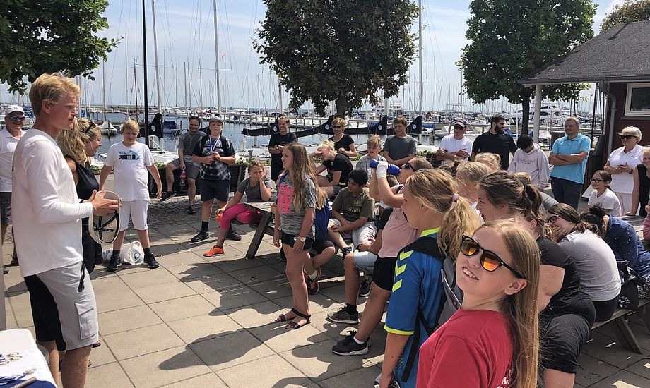 Børnene fik en skøn dag på et spejlblankt Øresund. Foto: KDY/Mark Flindt