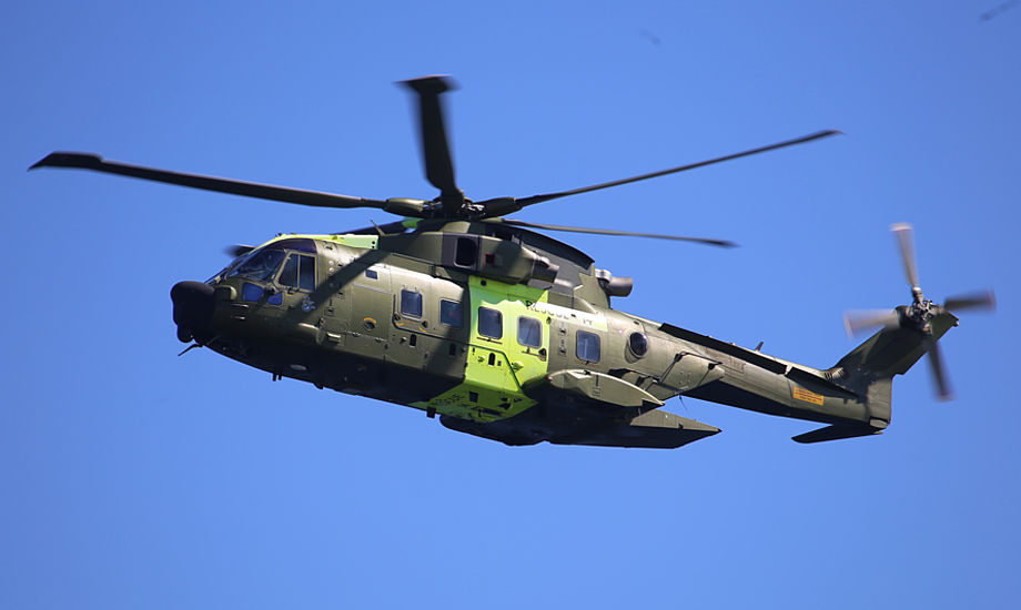 En redningshelikopter har i løbet af de sidste uger flere gange været på vingerne for at lede efter nødstedte. Arkivfoto: Troels Lykke