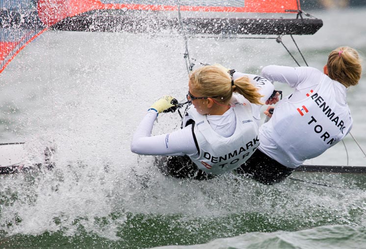 Lin Ea Cenholt Christiansen og Stine Quorning for fuld skrue. foto: Roberto Hajduk