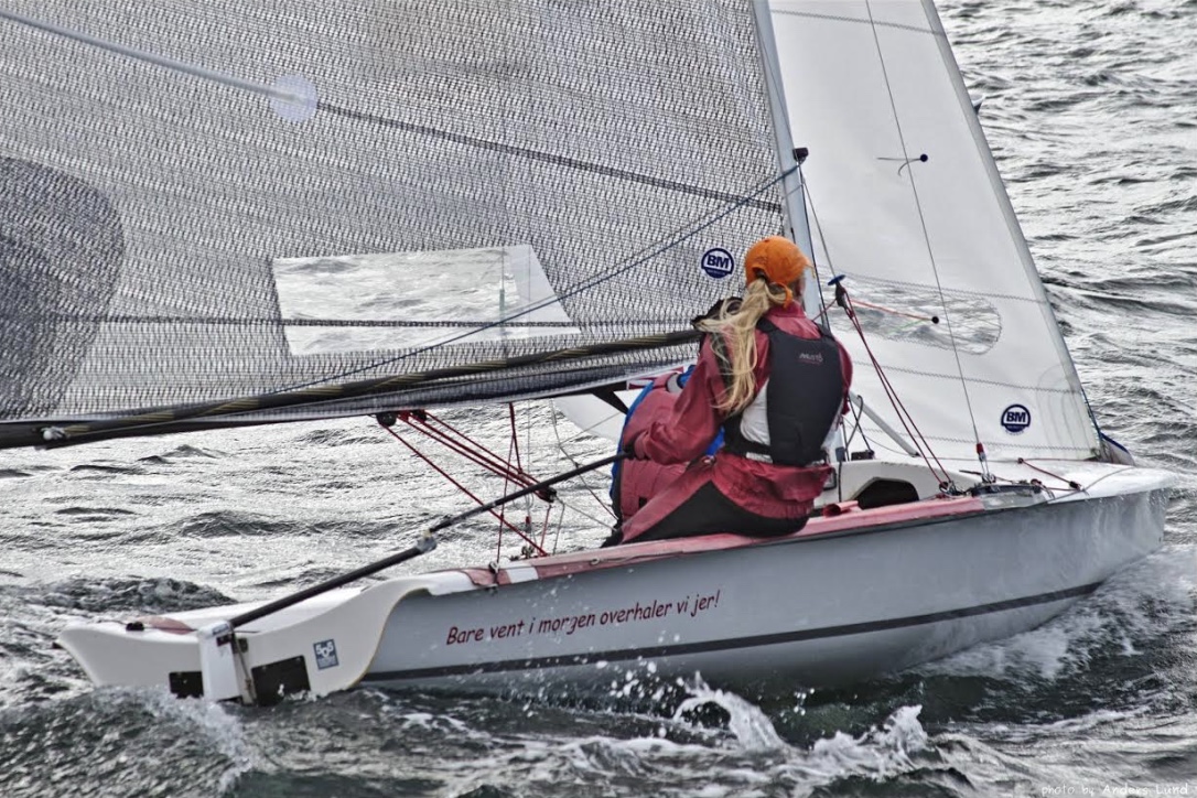 Interesserede sejlere - både nye og erfarne - kan låne en 505-jolle. Foto: Anders Lund