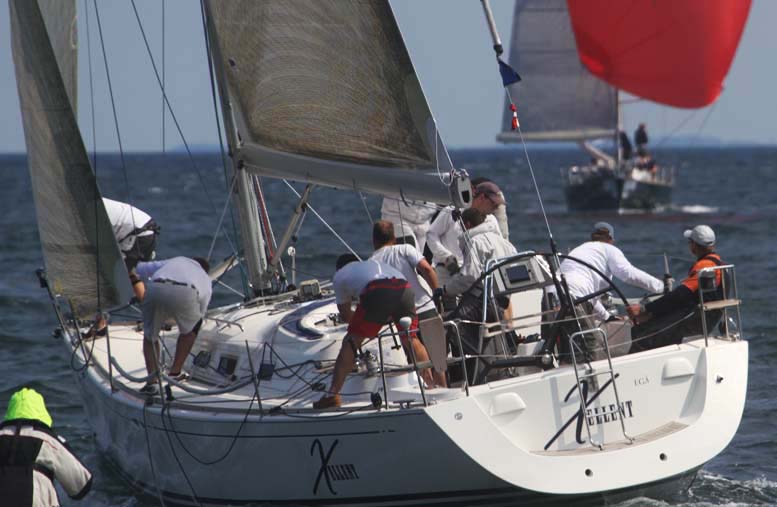 X-40 skipper Bo Detlevsen er kommet tættere på Rungsted-skipperen Peter Buhl sidste år. Foto: Troels Lykke