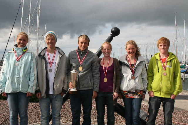 Medaljetagere hos Europajollerne.