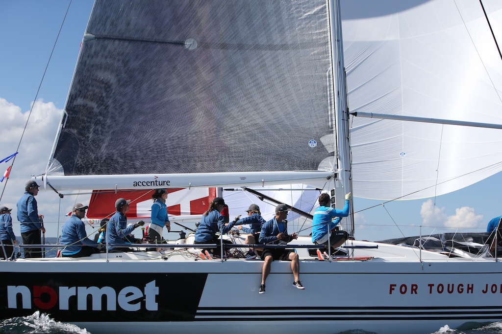 Tidligere America's Cup-sejler Sten Mohr fra KDY er taktiker på den finske X-41, der har vundet VM flere gange. Foto: Per Heegaard/KDY