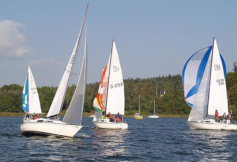 Stævnet er Grand-Prix for L23. foto: Silkeborg Sejlklub