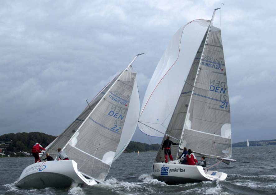 Tætte dueller på Kolding Fjord i Match 28.