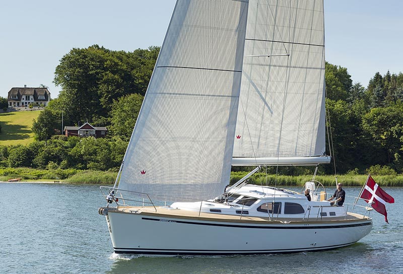 Det er muligt at få foden på eget custom build 46 fods dæk fra 6 millioner incl. moms og storudstyrspakke. Foto: Mick Anderson/Elvstrøm Sails