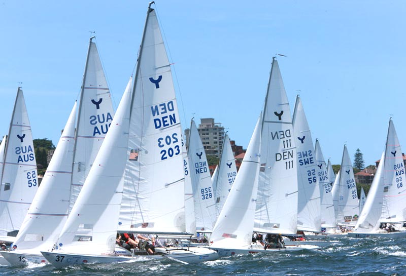 Sejlerne kan godt forberede sig på en regnfuld start på Youth EM. Foto: Sailing Aarhus