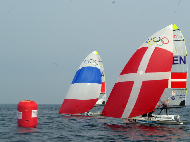 Rigo de Nijs var træner for de tyske 49ere ved OL i Kina. Holdet vandt bronze. Foto: Troels Lykke