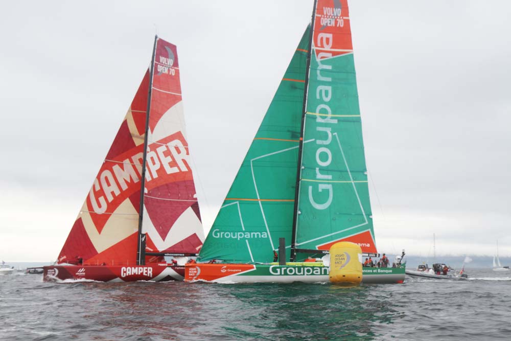 Der er nu ikke længere en chance for at  Volvo Ocean Race kommer til Aarhus i de første mange år. Her ses inport race i Galway i juli. Foto: Troels Lykke