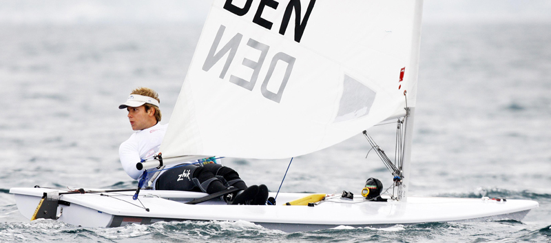 Thorbjørn Schierup fra Århus deltager i Aabenraa. Foto: Mick Anderson for Dansk Sejlunion