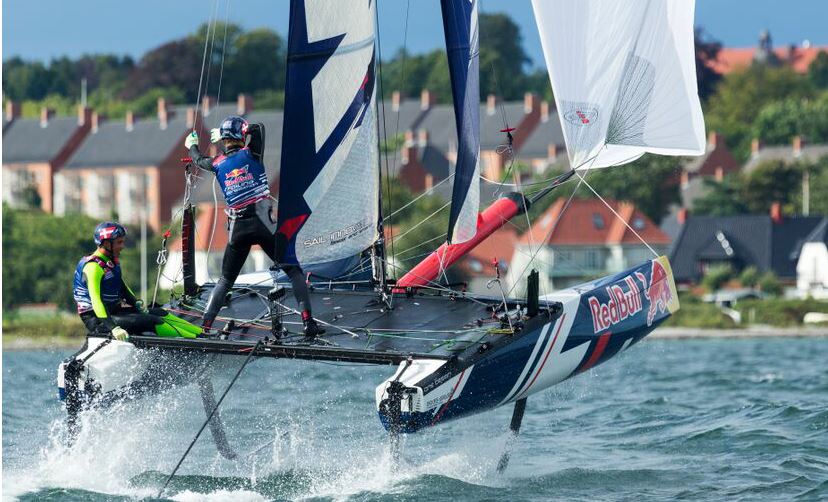 En anden sportsbegivenhed, Red Bull Foiling Generation, var tidligere på året i Aarhus. Foto: Arkivfoto