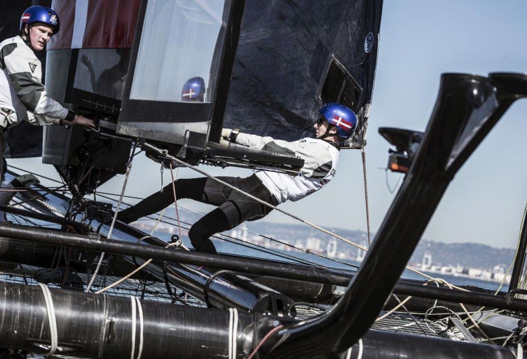 Danish Youth Vikings kom ikke sovende til deres delte 3.plads. Foto: Giles Martin-Raget/America's Cup.