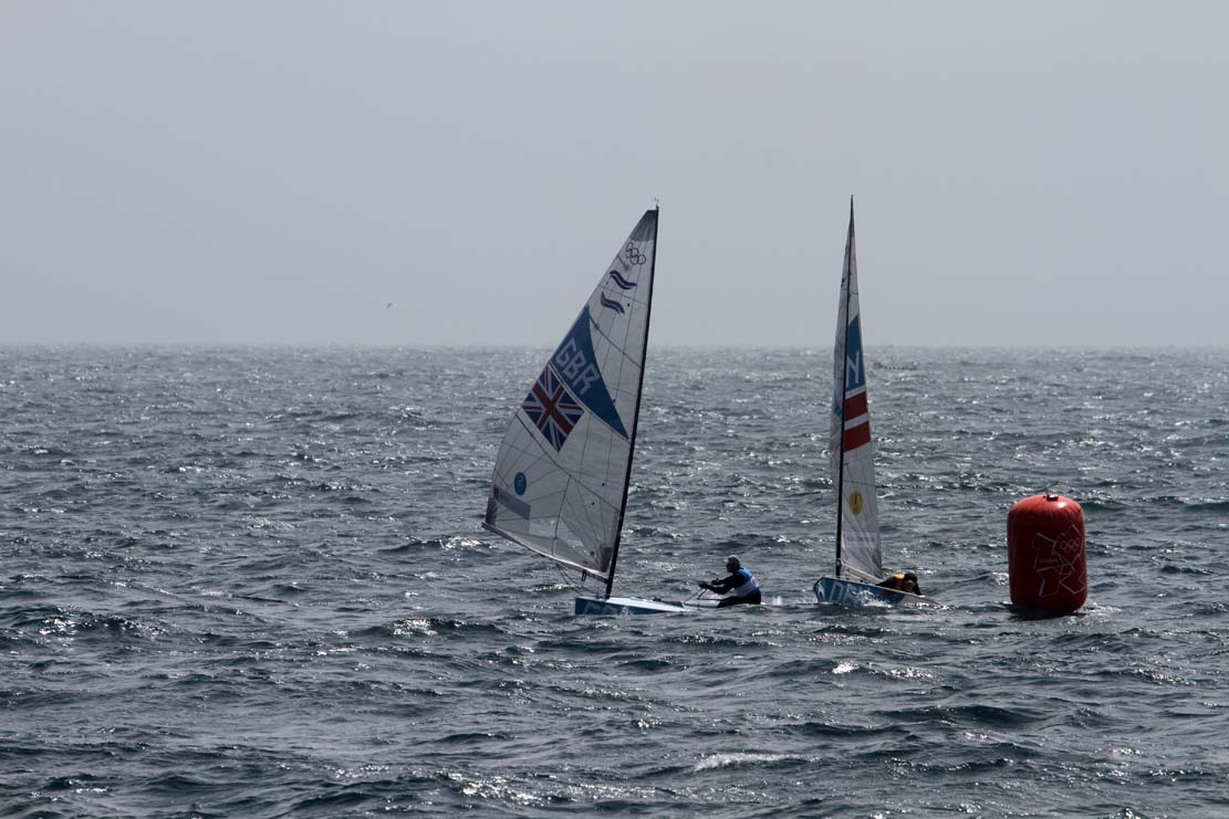 Ben Ainslie kan li at sejle under stort pres.