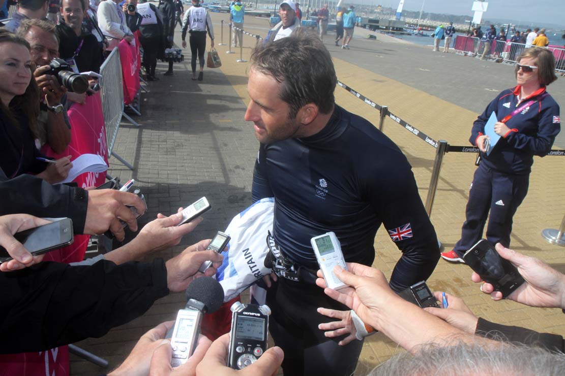 Ben Ainslie er vant til at vinde og han elsker at være under pres, siger britiske eksperter i sejlsport. Foto: Troels Lykke