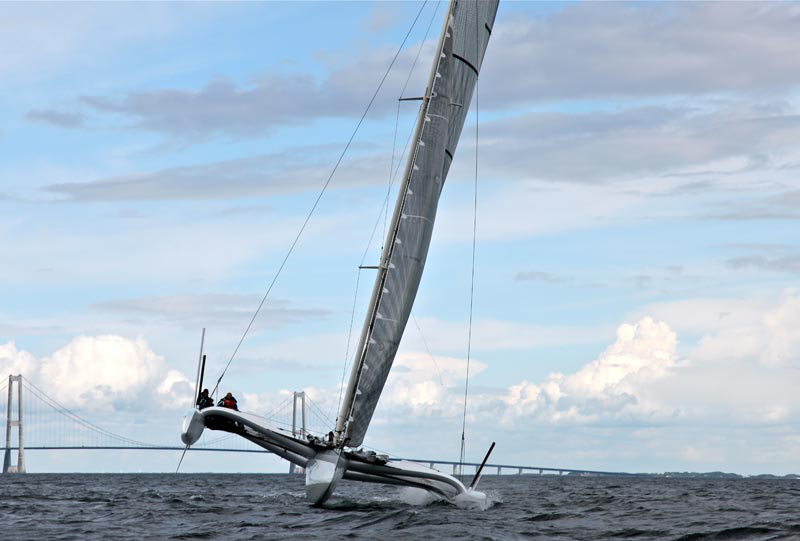 Carbon3 satte ny rekord Sjælland rundt på bare 14 timer 50 min. og 44 sek. Foto: Jonas Pedersen