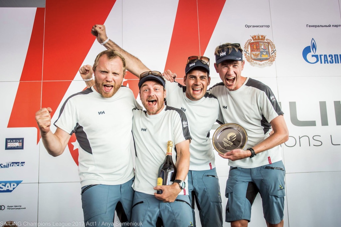 Den flotte andenplads ved Sailing Champions League, hvor de fire bedste teams fra hvert land med en national sejlsportsliga er inviteret, kunne få selv en sindig nordjyde til at løfte hænderne i vejret. Foto: Sailing Champions League