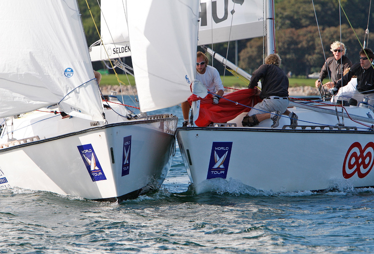 Sådan så det ud da Team Wibroe sejlede i Aarhus. Foto: Per Heegaard/KDY/Sailing Aarhus