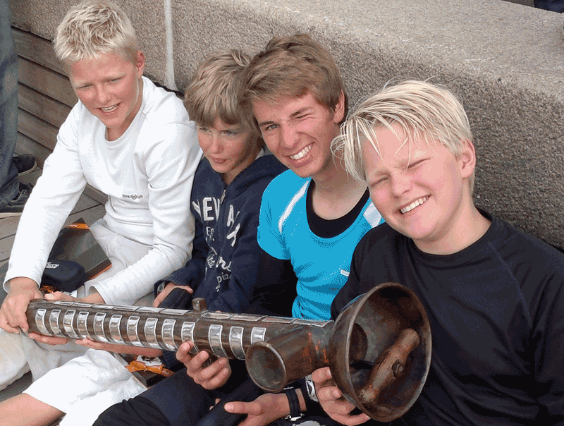 Fleksibilitet og teamwork samt masser af træning var guldkombinationen for Hans Christian Rosendahl, Victor Lier Koppenhus, Frederik Lange og Lars Peter Rosendahl.