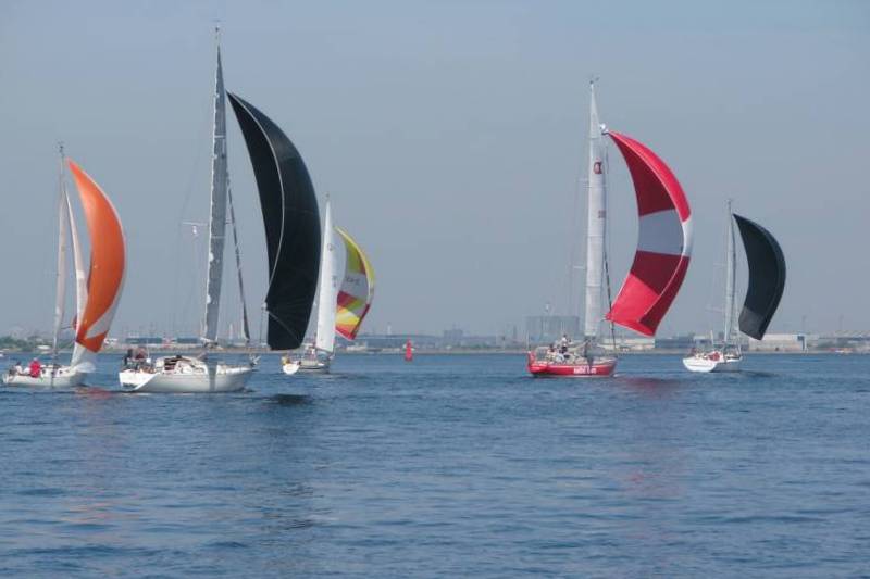 Dragør 2Star, én af de mange shorthand-sejladser, går hvert år rundt om Saltholm. Foto: Dragør Sejlklub