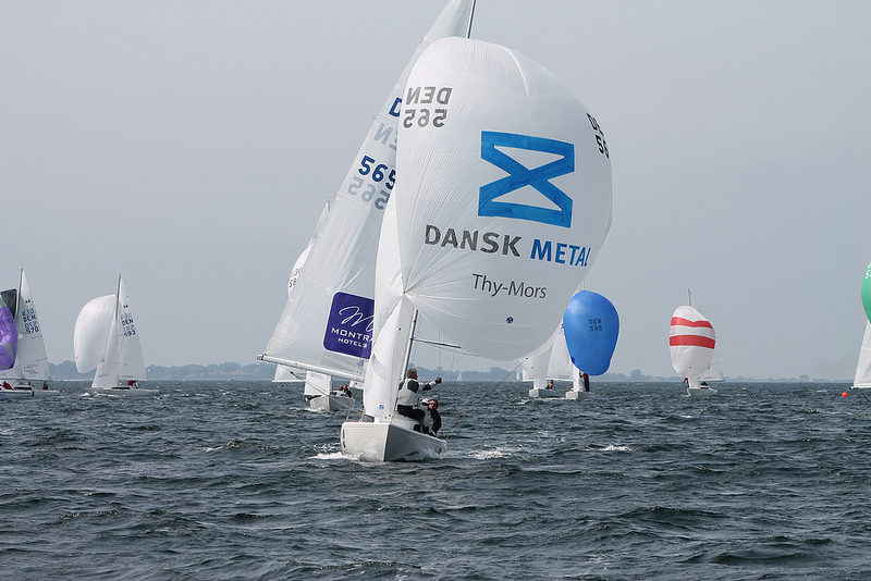 Sådan så det ud ved DM i Faaborg. På billedet ses bronzevinderen Theis Palm med Thisted-gasterne Per Hovmark og Søren Bredal. Foto: Palle Røssel