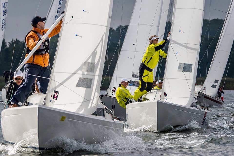 Det blev til dansk sejr i det nordtyske mesterskab. Foto: Arnisser Segel-Club