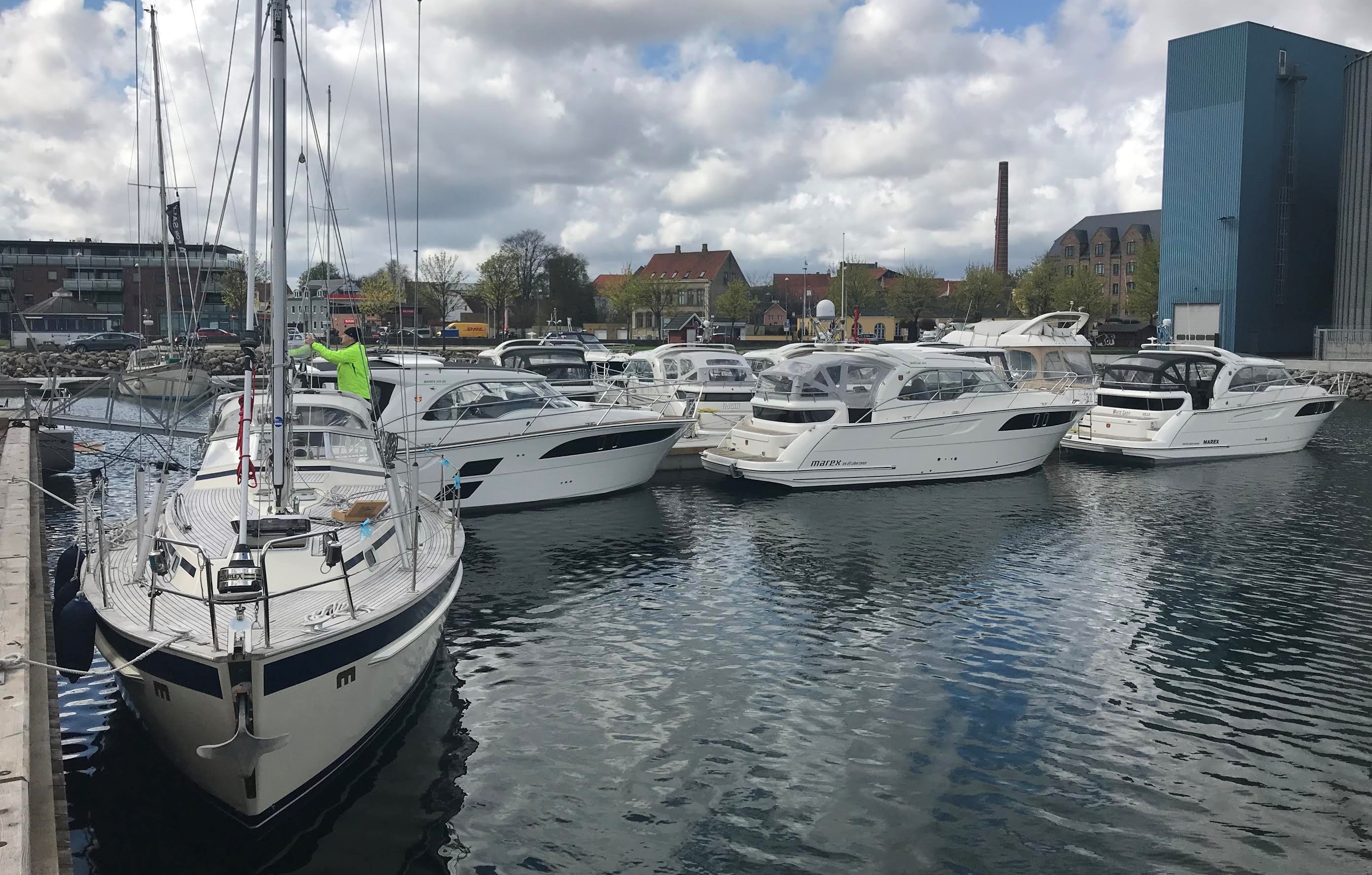 Sådan ser Reese Marins nye havn ud i Sydhavnen i Aabenraa. PR-foto