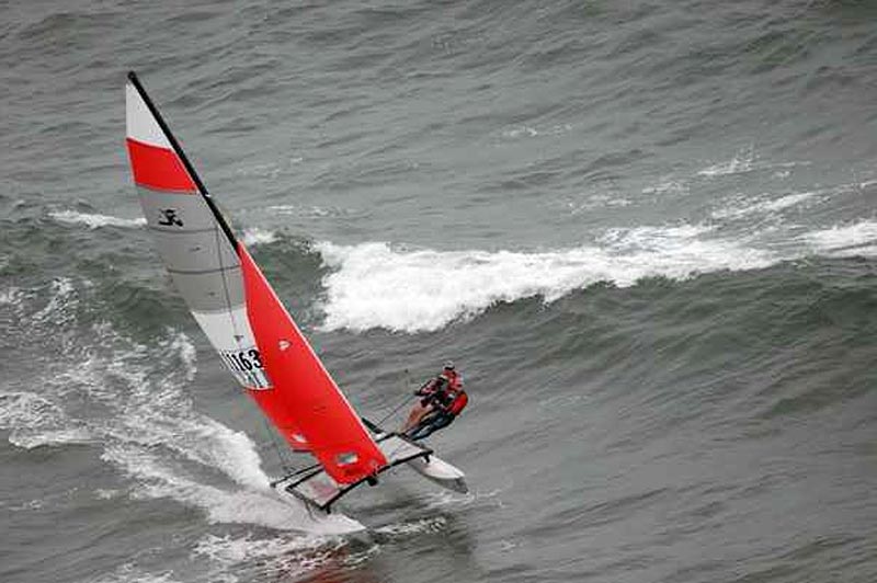 Den asiatiske Sailing Federation har bekræftet, at Hobie Cat 16 er valgt som katamaranklasse til Asian Games and Asian Sailing Championships, som holdes hver fjerde år. Foto: hobieworlds.com