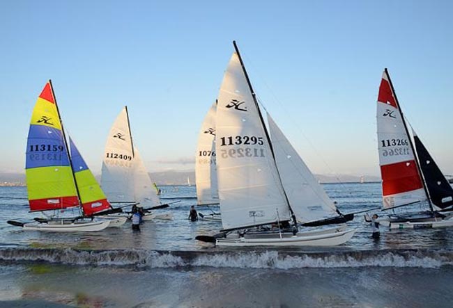 Der er lovet max. 4 m/s i dag på Sardinien. Foto: IHCA