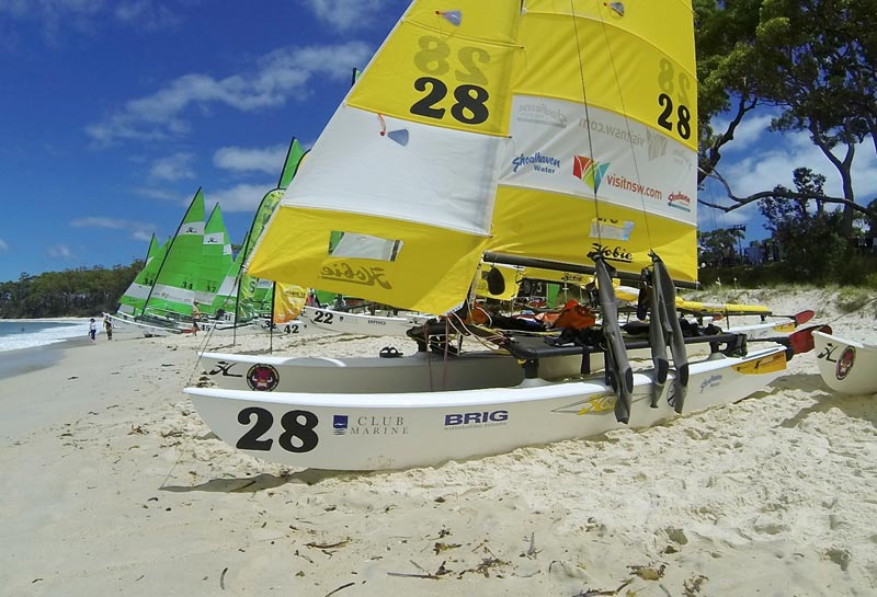 Forsidefoto fra Hobie Worlds 2014. Foto: Kirsten Larsen