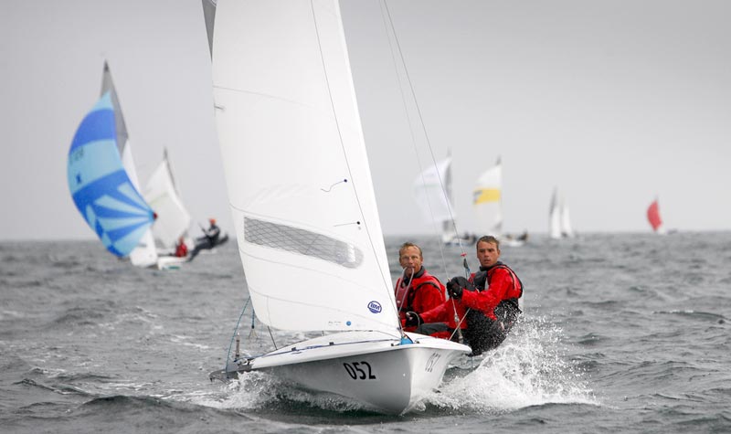 Hunger/Kleiner sejlede suverænt i den ottende sejlads, og guldet er hjemme. Foto: Mick Anderson/SAILINGPIX.DK