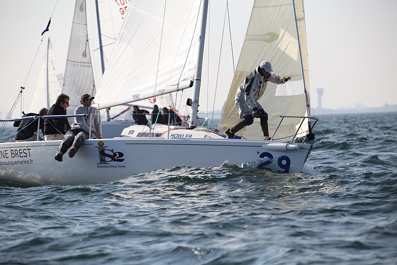 Tæt sejlads i J/80-klassen. Arkivfoto: Peter Søgaard