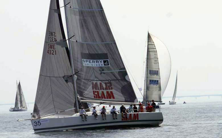 Sådan så det ud sidste år i Palby Fyn Cup med Essex Girl, der til dagligt ligger i Københavns Havn ved Svanemøllen. Foto: Troels Lykke