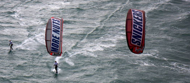 kitesurfing