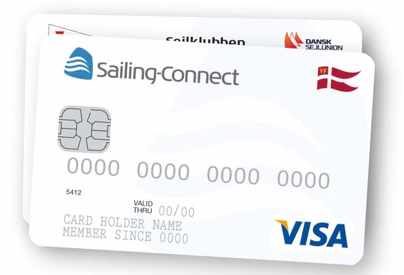 'Til Sailing-Connect er tilknyttet VISA sejler-kort med en lang række købs- og kredit-faciliteter.