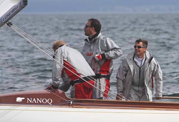 Kronprins Frederik til DM i 2011 med Theis Palm og Kasper Rosenberg Harsberg. Foto: Troels Lykke